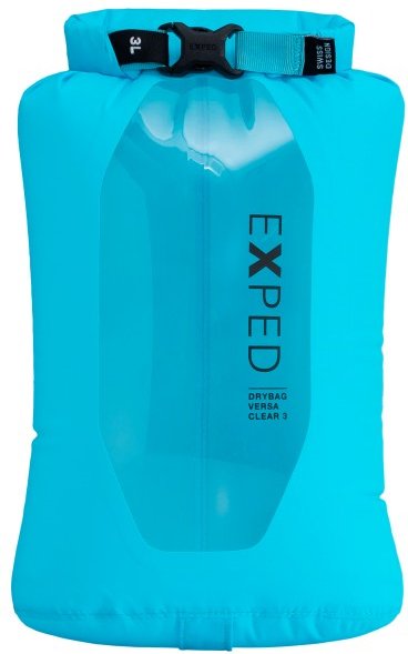 Exped - Drybag Versa Clear - Packsack Gr 3 l blau