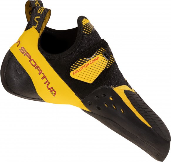 Thumbnail - La Sportiva - Solution Comp - Kletterschuhe Gr 41,5 gelb/schwarz