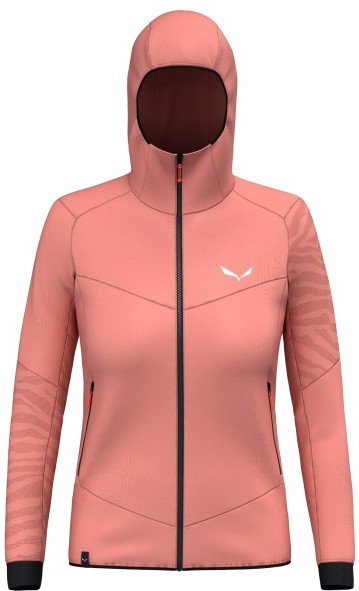 Salewa - Women's Sella Crevasse Hooded Jacket - Fleecejacke Gr 42 rosa