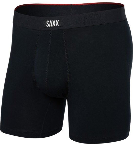 Thumbnail - Saxx - Vibe Xtra Boxer Brief Fly - Kunstfaserunterwäsche Gr M schwarz