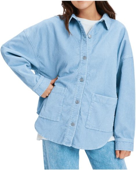 Roxy - Women's Kick Back Washed Cord - Hemd Gr M blau