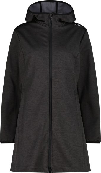 Thumbnail - CMP - Women's Woman Parka Fix Hood - Softshelljacke Gr 42 schwarz