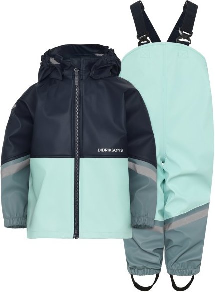 Didriksons - Kid's Waterman Set 12 - Regenset Gr 130 bunt