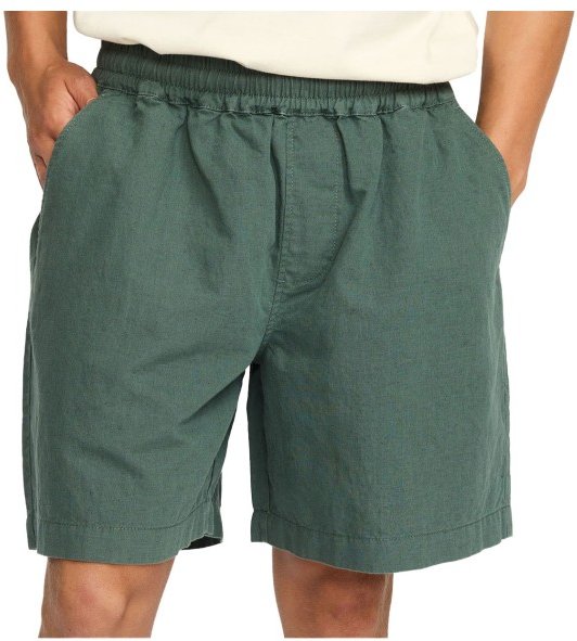 Revolution - Linen Shorts - Shorts Gr S oliv