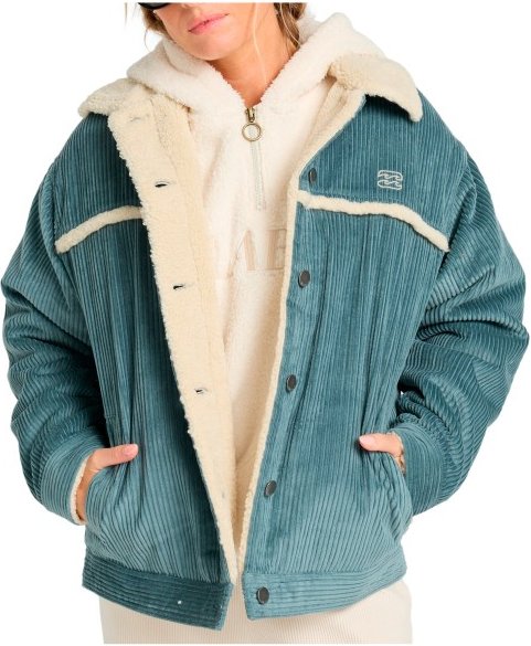 Billabong - Women's Cord In Love - Freizeitjacke Gr XS türkis