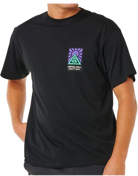 Rip Curl - Search Dawn Tee - T-Shirt Gr S schwarz