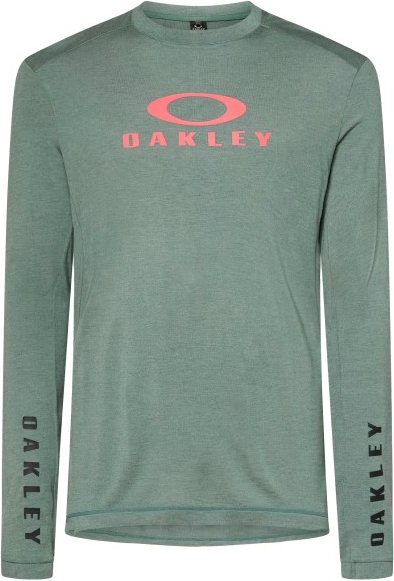 Oakley - Seeker Flow L/S Jersey - Radtrikot Gr L grün