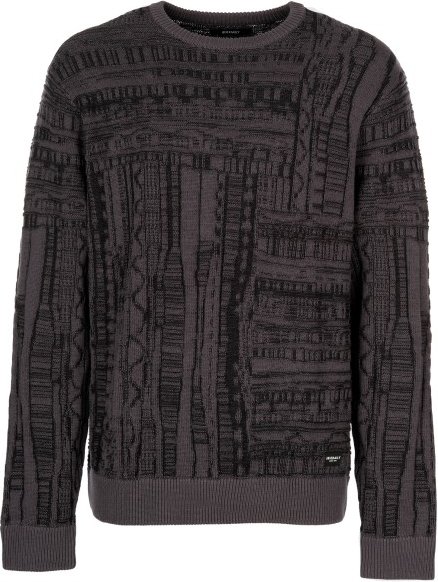 Thumbnail - Iriedaily - Theo Structure Knit - Pullover Gr M schwarz/grau