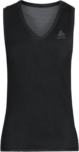 Odlo - Women's BL Top V-Neck Singlet Active F-Dry Light - Kunstfaserunterwäsche Gr XXL schwarz