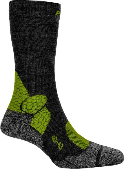 Thumbnail - P.A.C. - 4.1 Trekking Merino Stability - Wandersocken Gr 40-43 schwarz
