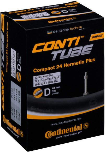 Continental - Compact Tube Hermetic Plus 20'' (32-406/47-451) - Fahrradschlauch Gr 20'' x 1,25'' - 1,75'' - 32-406 - 47-...