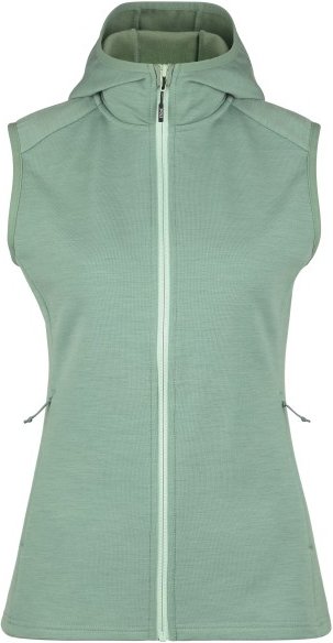 Stoic - Women's MerinoFleece335 KuolpaSt. II Vest with Hood - Merinoweste Gr M türkis