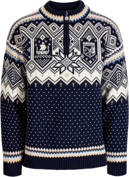 Thumbnail - Dale of Norway - VM Trondheim Sweater - Wollpullover Gr L blau