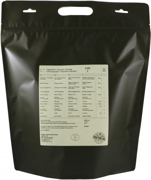 Trek'n Eat - Day Ration Pack Typ 1 Tactical - Tagesration Gr 1,1 kg
