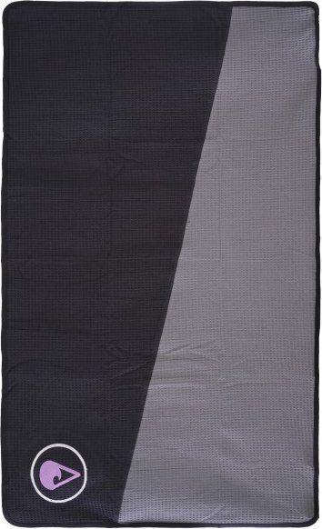 Wave Hawaii - Reisehandtuch El Yaque - Badehandtuch Gr 130 x 80 cm schwarz/grau