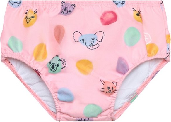 Color Kids - Baby's Swimdiaper with Frills AOP - Badehose Gr 74 rosa