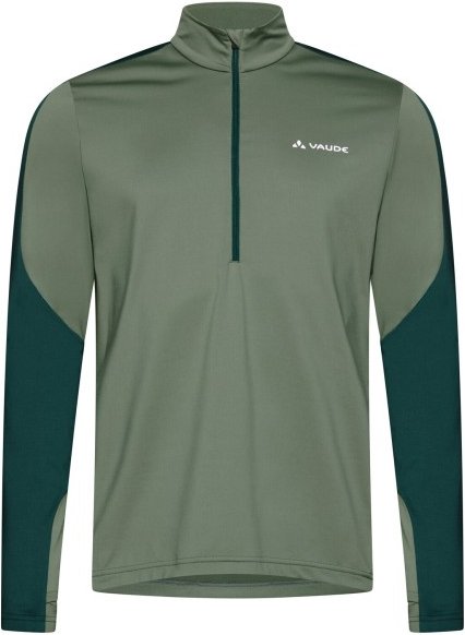 Thumbnail - Vaude - Livigno Halfzip II - Fleecepullover Gr M oliv