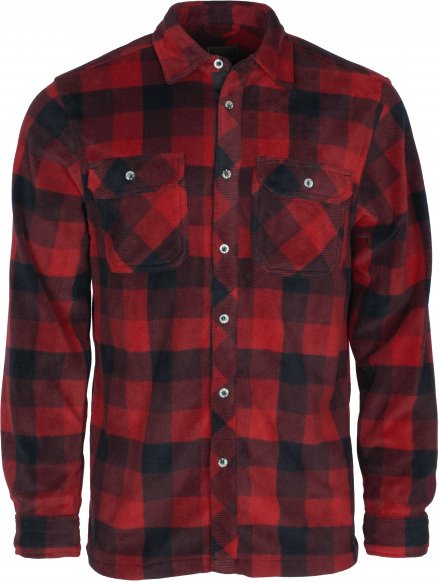 Pinewood - Finnveden Canada Fleece Hemd - Hemd Gr 3XL rot