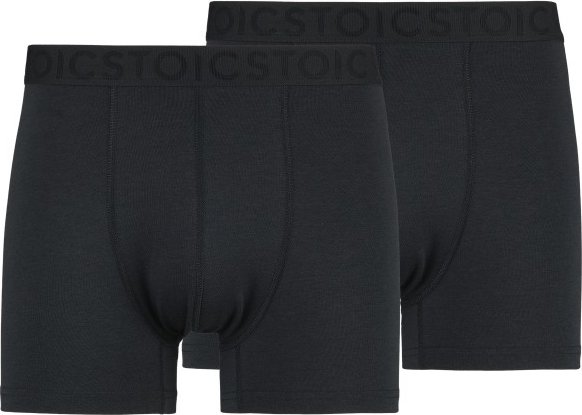 Stoic - TrosaSt. Boxer 2-Pack - Boxershorts Gr S schwarz