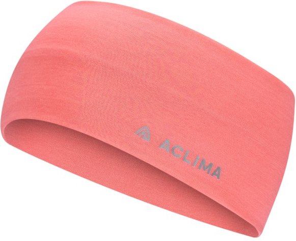 Aclima - Lightwool Headband - Stirnband Gr L rot