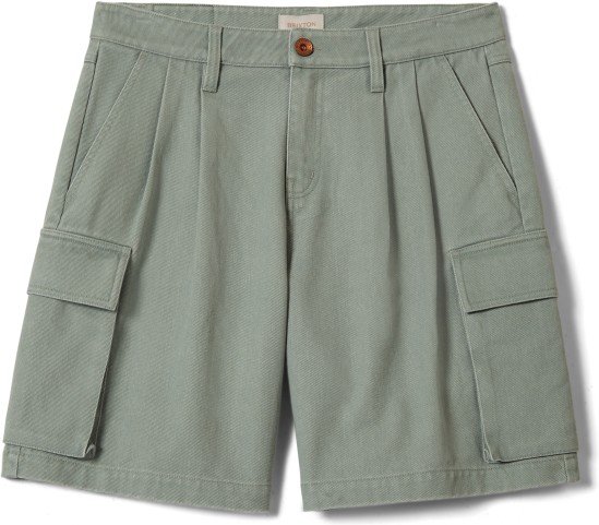 Brixton - Women's The Alba Baggy Carpenter Short - Shorts Gr XS grau/oliv