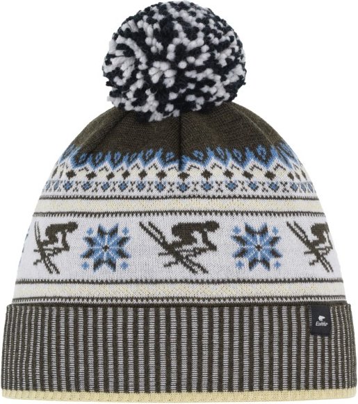 Eisbär - Retroski Pompon - Mütze Gr One Size grau