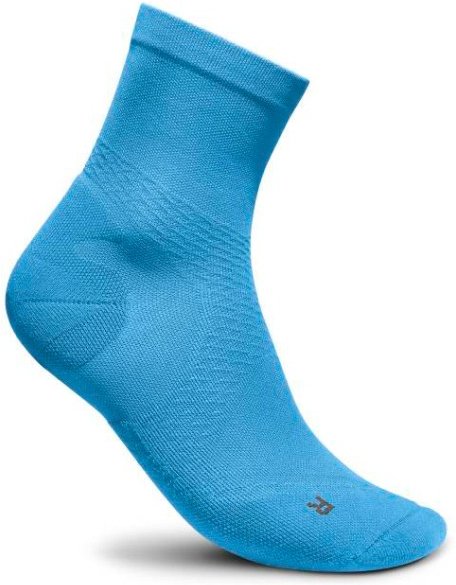 Bauerfeind Sports - Women's Run Ultralight Mid Cut Socks - Laufsocken Gr 35-37 blau