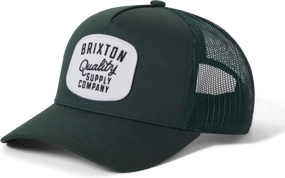 Brixton - Hubal Curved Netplus Medium Profile Trucker Hat - Cap Gr One Size schwarz