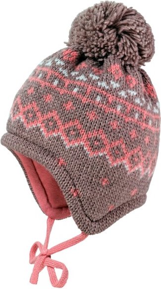 maximo - Kid's Mini-Mütze Jacquard Norweger - Mütze Gr 45-47 cm braun