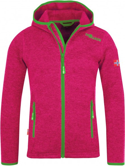 Trollkids - Girl's Jondalen Jacket XT - Fleecejacke Gr 164 rosa