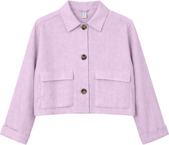 Mazine - Women's Short Linen Jacket - Freizeitjacke Gr S rosa