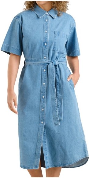 DEDICATED - Women's Shirt Dress Ripa Denim - Kleid Gr M blau