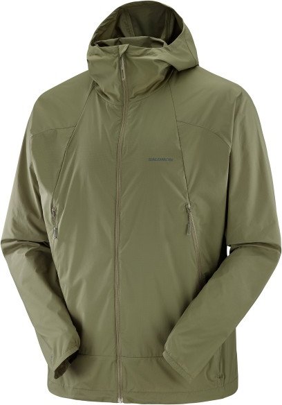 Salomon - Outwind Full Zip Jacket - Windjacke Gr L oliv
