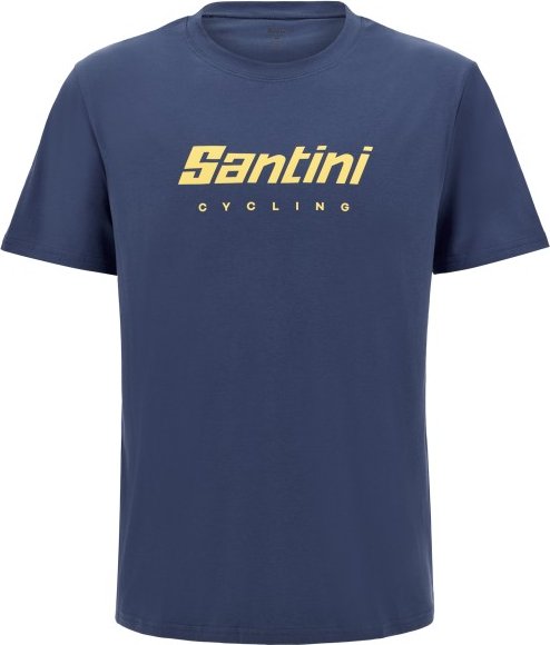 Santini - Coloured Branded T-Shirt - T-Shirt Gr S blau