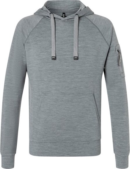 super.natural - Favourite Pocket Hoodie - Merinohoodie Gr 48/50 - M grau