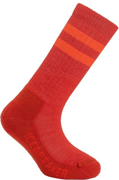 Thumbnail - Icebreaker - Kid's Hike Light Crew - Wandersocken Gr S rot
