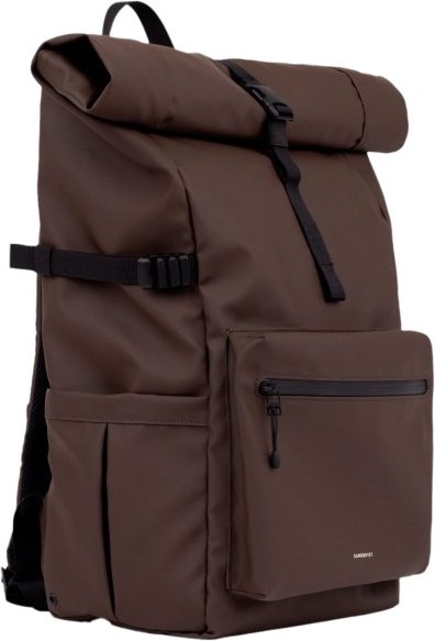 Sandqvist - Stream Rolltop Backpack 34 - Daypack braun