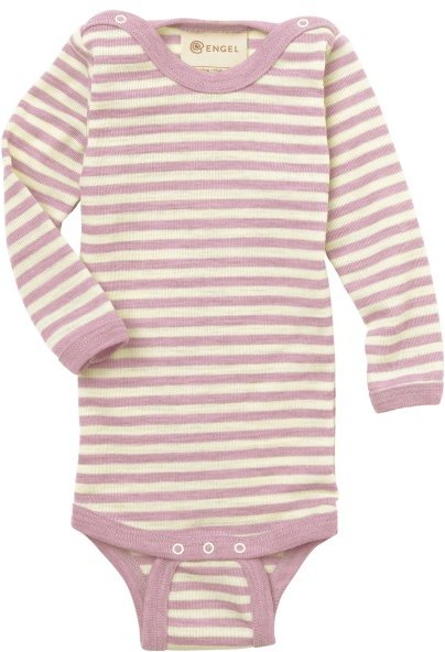 Engel - Baby-Body L/S mit Druckknöpfen auf den Schultern - Body Gr 50/56 rosa