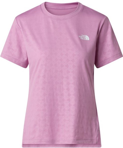 The North Face - Women's Flex Geo Embossed Short Sleeve Tee - Funktionsshirt Gr M rosa