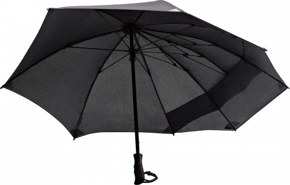 EuroSchirm - Swing Backpack - Regenschirm schwarz/ reflective