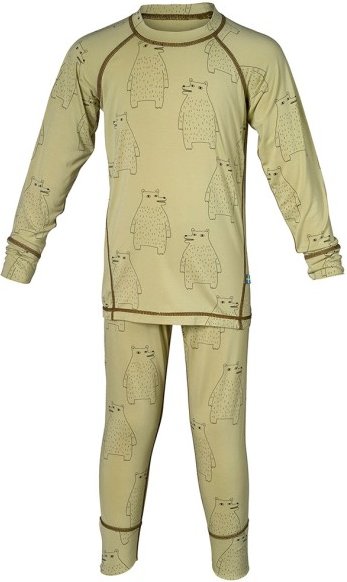 Thumbnail - Isbjörn - Kid's Polarbear Set Baselayer - Skiunterwäsche Gr 86/92 beige
