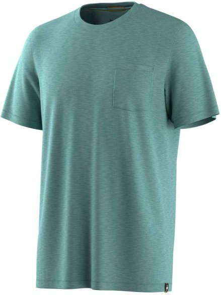 Smartwool - Merino Hemp Blend S/S Pocket Tee - Merinoshirt Gr L türkis