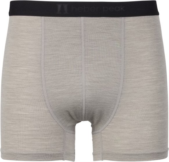 Heber Peak - MerinoMix165 PineconeHe. Boxer - Merinounterwäsche Gr XL grau