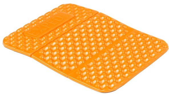 Thumbnail - Exped - Sit Pad Flex - Sitzkissen Gr 40 x 30 x 1,8 cm grau/orange