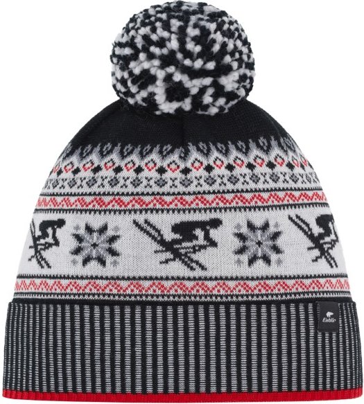 Eisbär - Retroski Pompon - Mütze Gr One Size grau