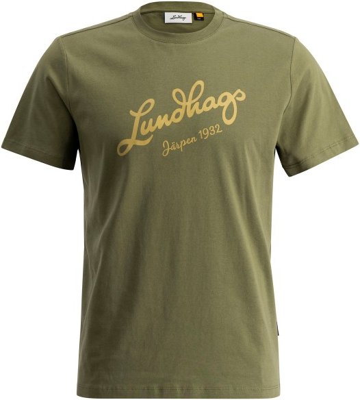 Lundhags - Järpen Logo T-Shirt - T-Shirt Gr L oliv