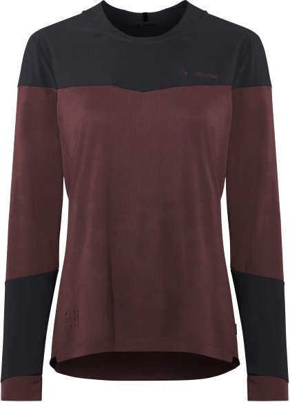 Vaude - Women's Moab L/S Pro Shirt - Radtrikot Gr 42 braun
