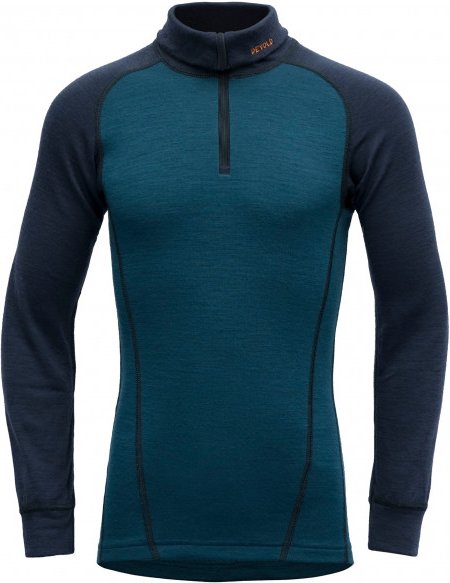 Devold - Junior Duo Active Merino Zip Neck - Merinounterwäsche Gr 10 Years blau
