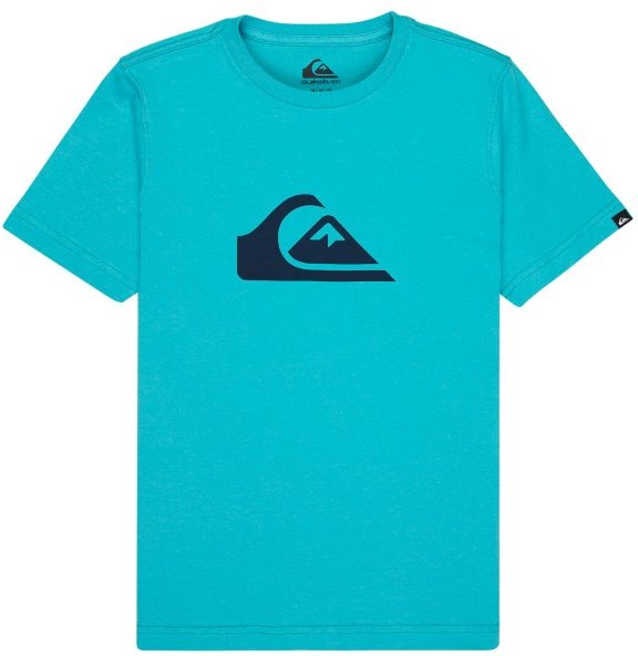 Quiksilver - Youth's EV Comp Logo S/S - T-Shirt Gr 8 türkis