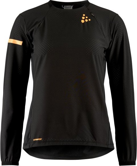 Craft - Women's Pro Hypervent L/S Wind Top 2 - Laufshirt Gr XS schwarz